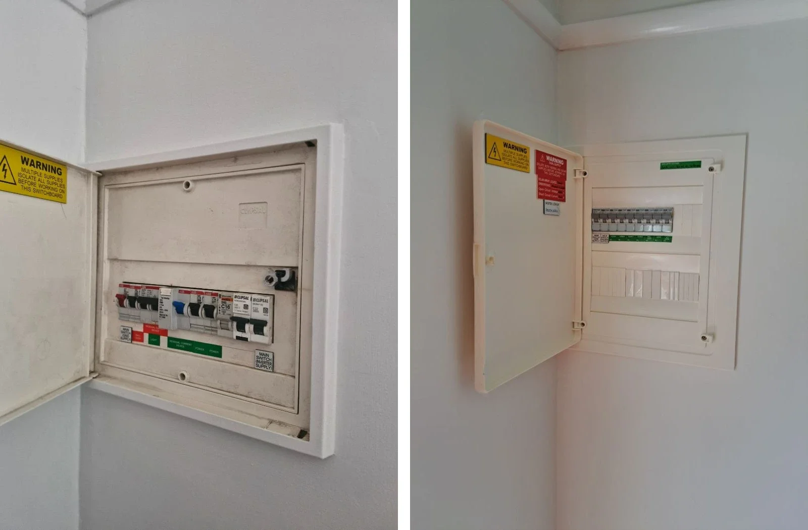 Switchboard upgrade before and after