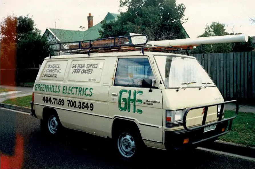 Greenhills Electrics heritage work van